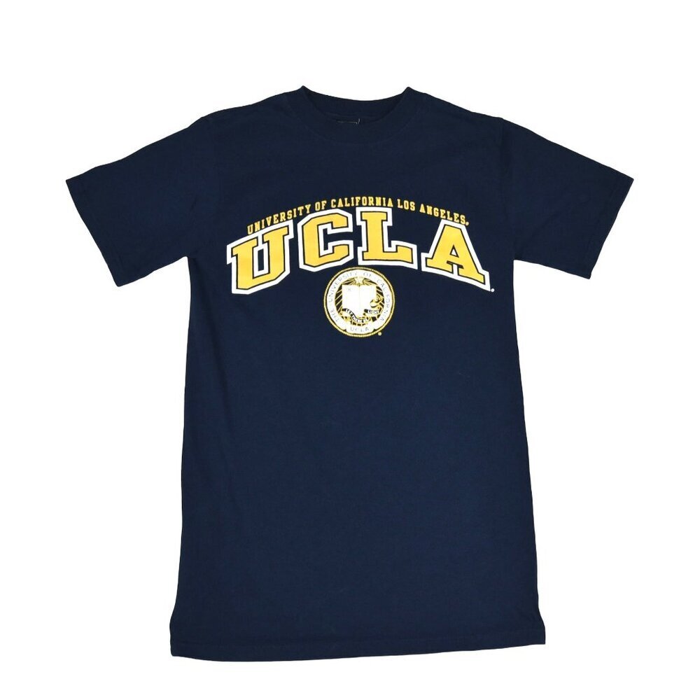 UCLA T Shirt Navy Classic Logo Adult Small Academia University